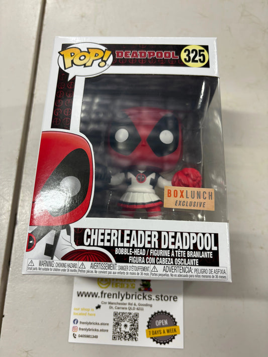 Funko Pop Vinyl #325 Marvel Cheerleader DeadPool Box Lunch Exclusive FRENLY BRICKS - Open 7 Days