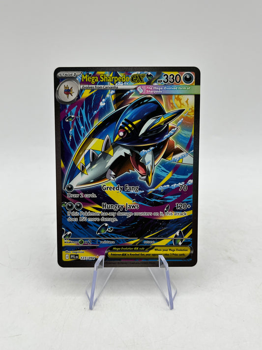 Pokémon - Mega Sharpedo EX 127/094 SIR - Phantasmal Flames FRENLY BRICKS - Open 7 Days