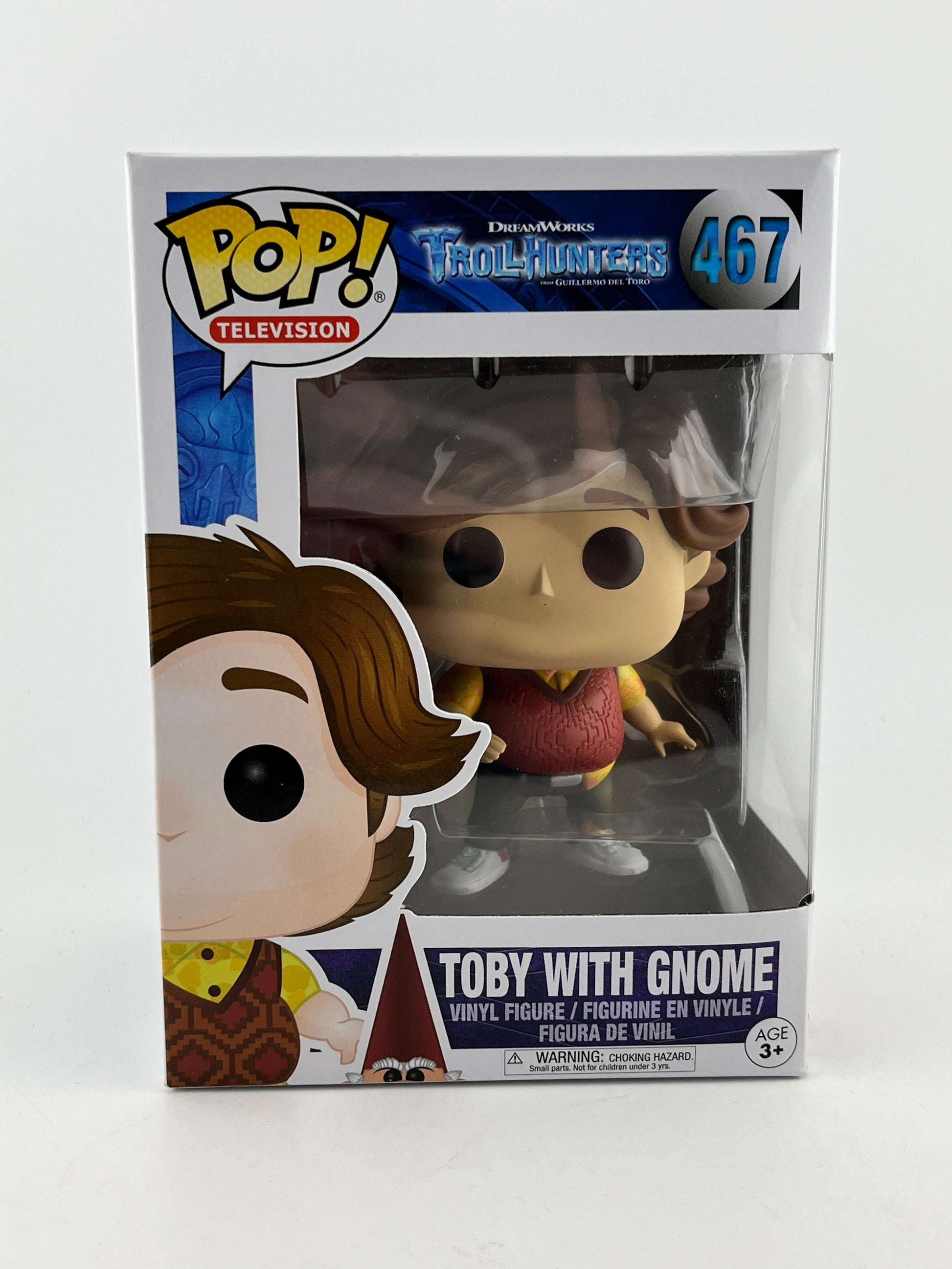 Funko POP! Television Troll Hunters - Toby With Gnomes #467 - Vinyl Collectable FRENLY BRICKS - Open 7 Days