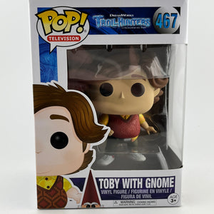 Funko POP! Television Troll Hunters - Toby With Gnomes #467 - Vinyl Collectable FRENLY BRICKS - Open 7 Days