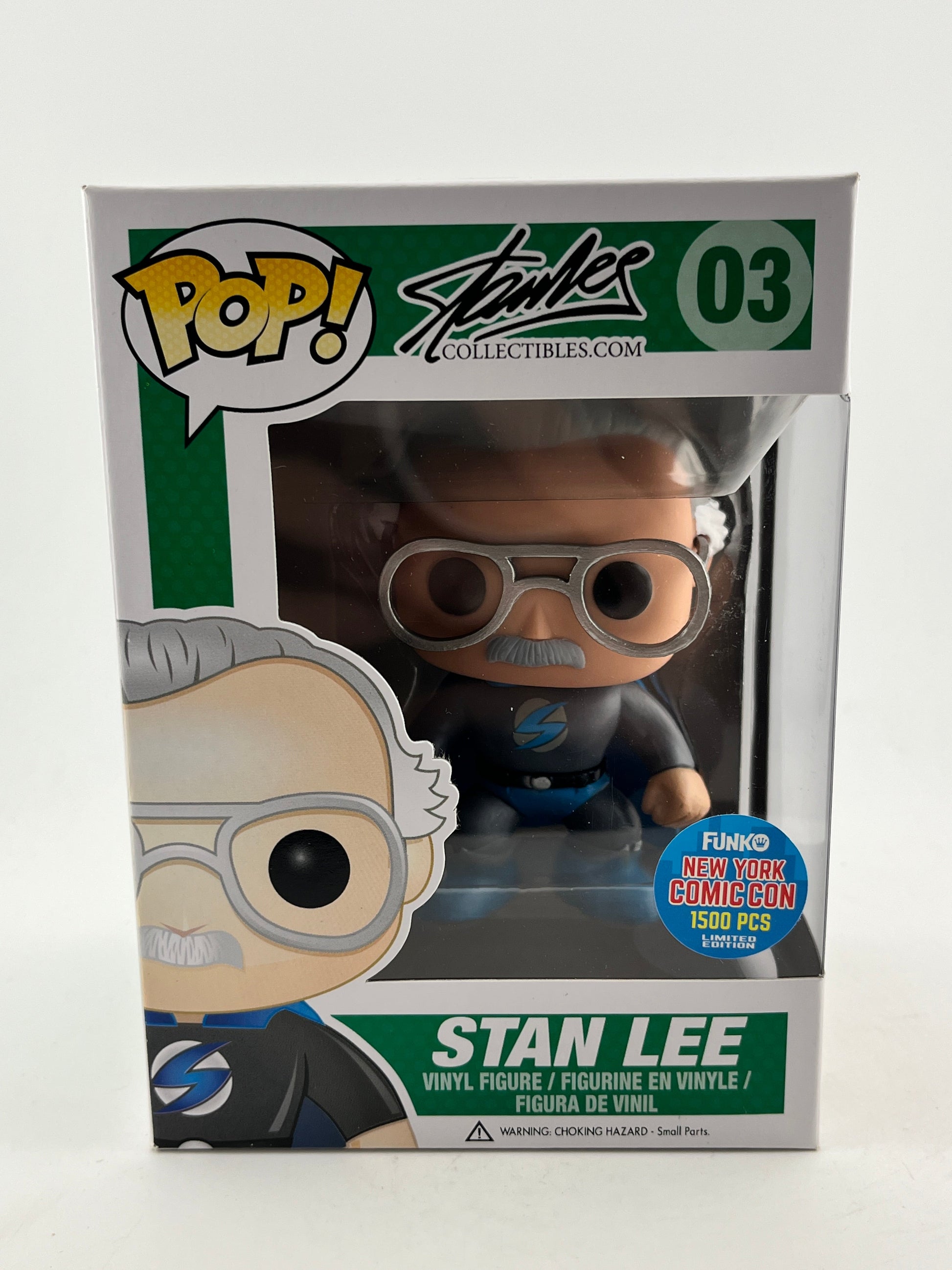 Funko POP! Stan Lee #03 - New York Comic Con 1500 PCS Limited Edition FRENLY BRICKS - Open 7 Days