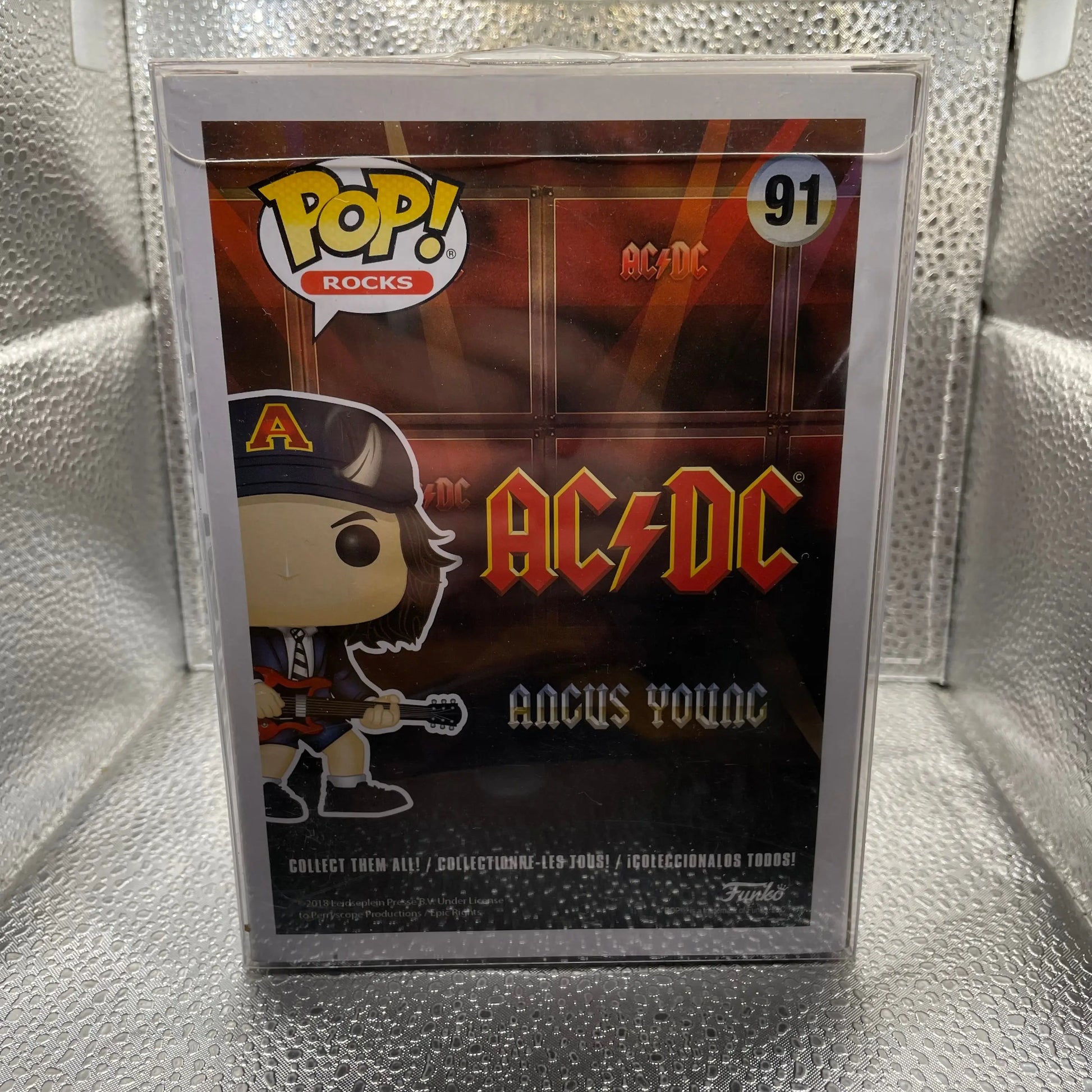 Funko Pop Rocks Vinyl Figure AC DC - # 91 Angus Young - Chase FRENLY BRICKS - Open 7 Days