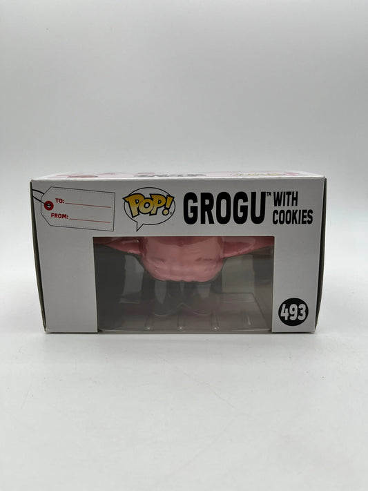Funko POP! Star Wars Grogu With Cookies #493 - Valentines Edition FRENLY BRICKS - Open 7 Days