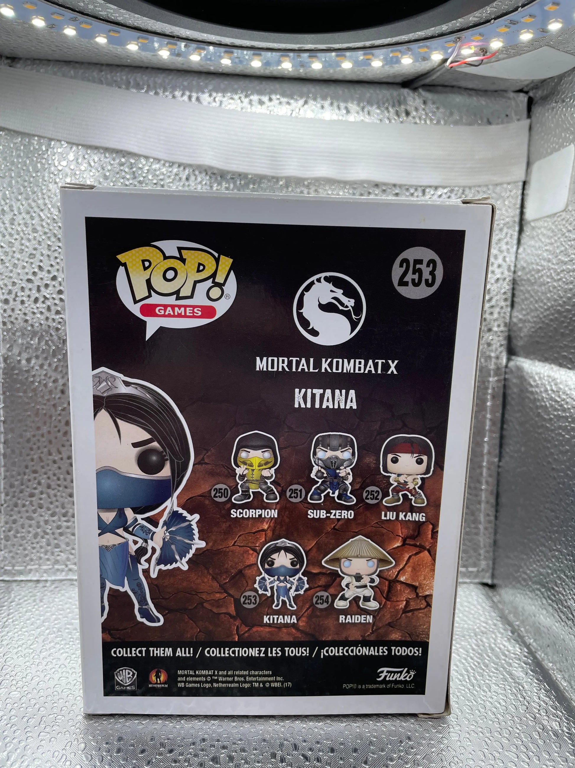 Mortal Kombat X #253 Kitana Funko Pop! Games Vinyl Figure New in Box P/P FRENLY BRICKS - Open 7 Days