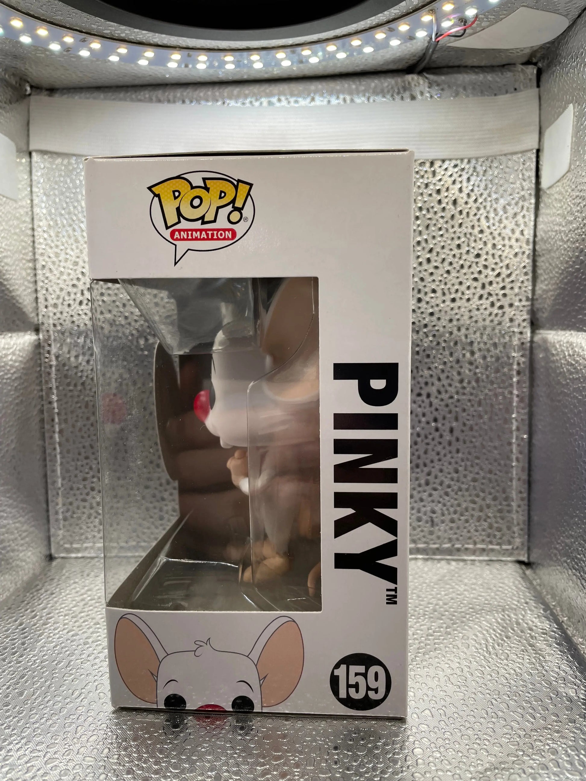 Funko Pop Animation Pinky and The Brain Pinky 159 Vaulted 2016 FRENLY BRICKS - Open 7 Days