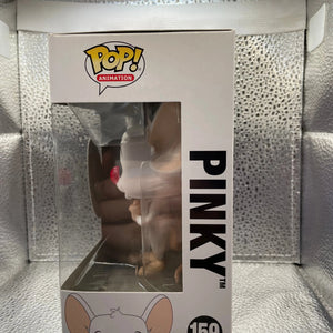 Funko Pop Animation Pinky and The Brain Pinky 159 Vaulted 2016 FRENLY BRICKS - Open 7 Days