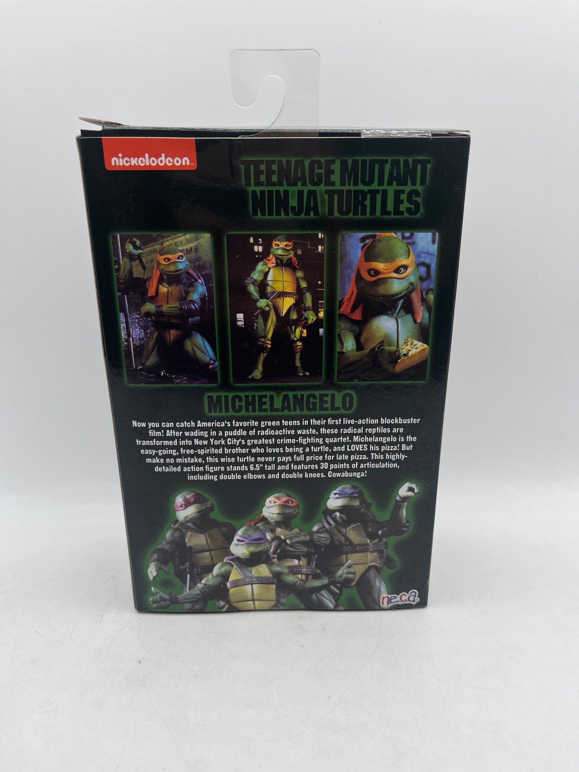 Authentic NECA Teenage Mutant Ninja Turtles (1990) Michelangelo Action Figure FRENLY BRICKS - Open 7 Days