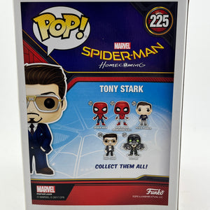 Funko POP! Marvel Spider-Man Homecoming - Tony Stark #225 - 2017 Summer Con Exclusive FRENLY BRICKS - Open 7 Days