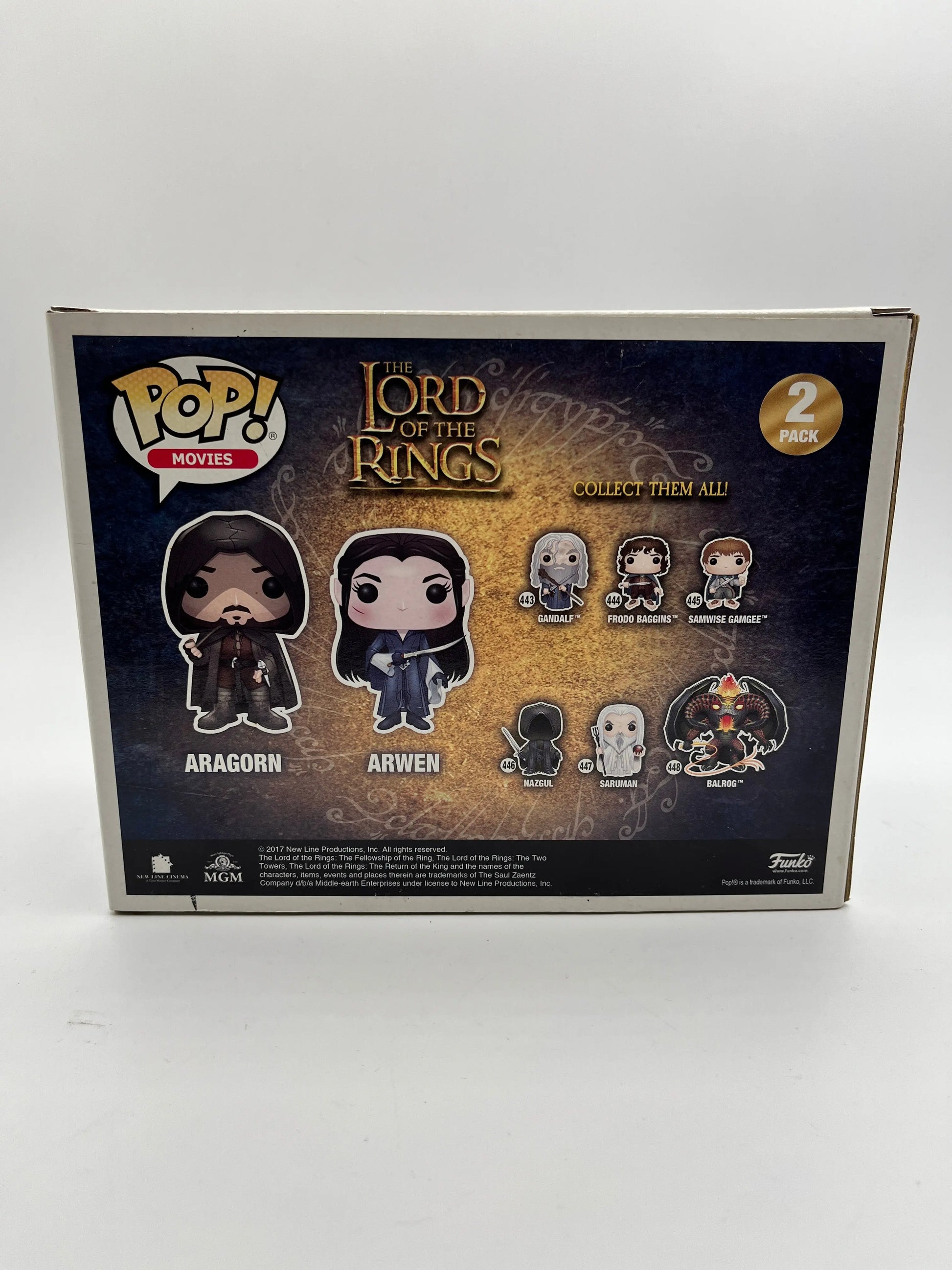 Funko Pop Vinyl Movies The Lord Of The Rings Aragorn & Arwen (2 pack) FRENLY BRICKS - Open 7 Days