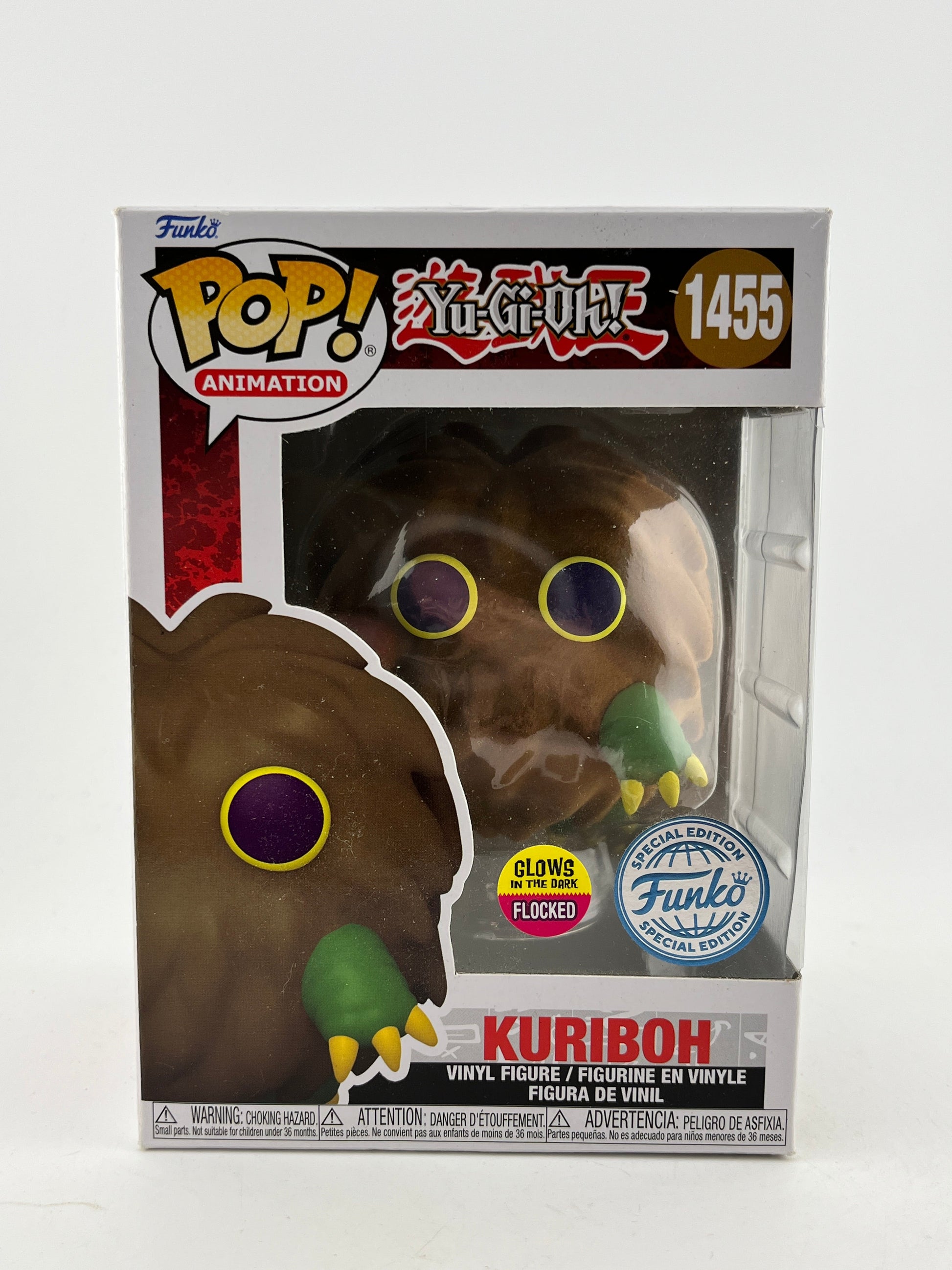 Funko POP! Animation Yu-Gi-Oh! - Kuriboh #1455 - Flocked Glow Special Edition FRENLY BRICKS - Open 7 Days