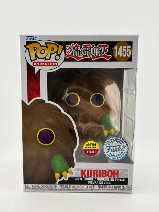 Funko POP! Animation Yu-Gi-Oh! - Kuriboh #1455 - Flocked Glow Special Edition FRENLY BRICKS - Open 7 Days