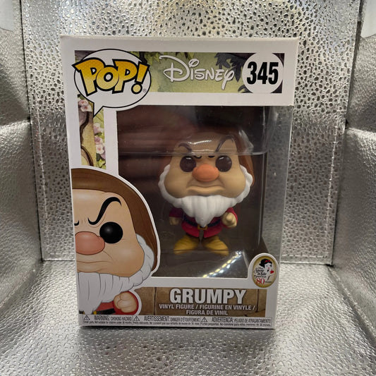 Grumpy 345 ~ Disney: Snow White and the Seven Dwarfs ~ Funko Pop Vinyl FRENLY BRICKS - Open 7 Days