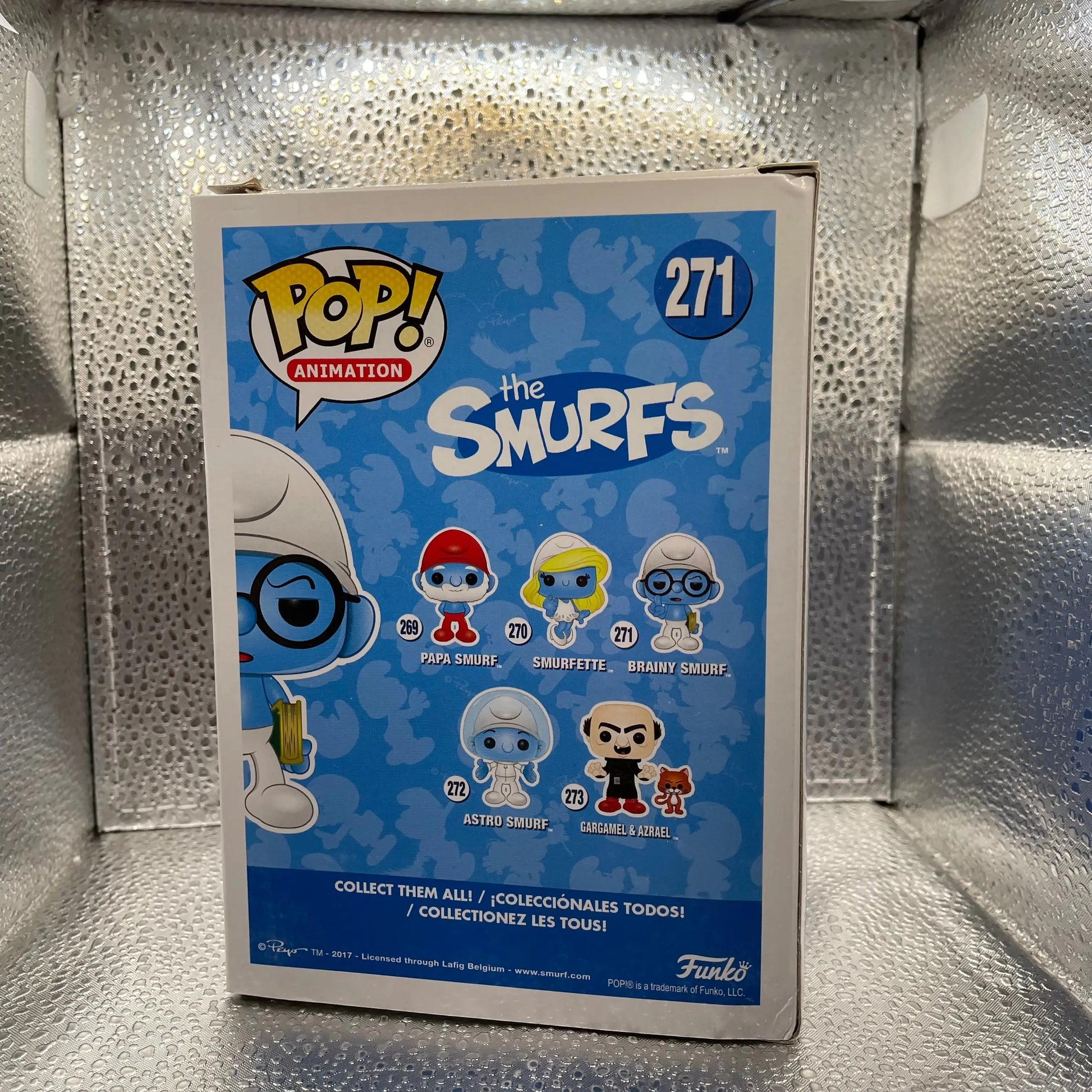 Funko Pop Vinyl Figure Vaulted Brainy Smurf The Smurfs 271 FRENLY BRICKS - Open 7 Days