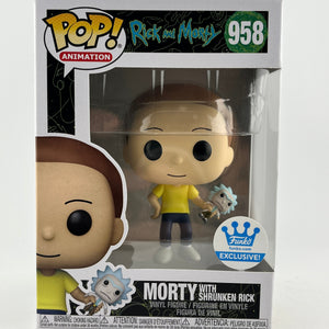 Funko POP! Animation Rick & Morty - Morty With Shrunken Rick #958 - Vinyl Collectable FRENLY BRICKS - Open 7 Days