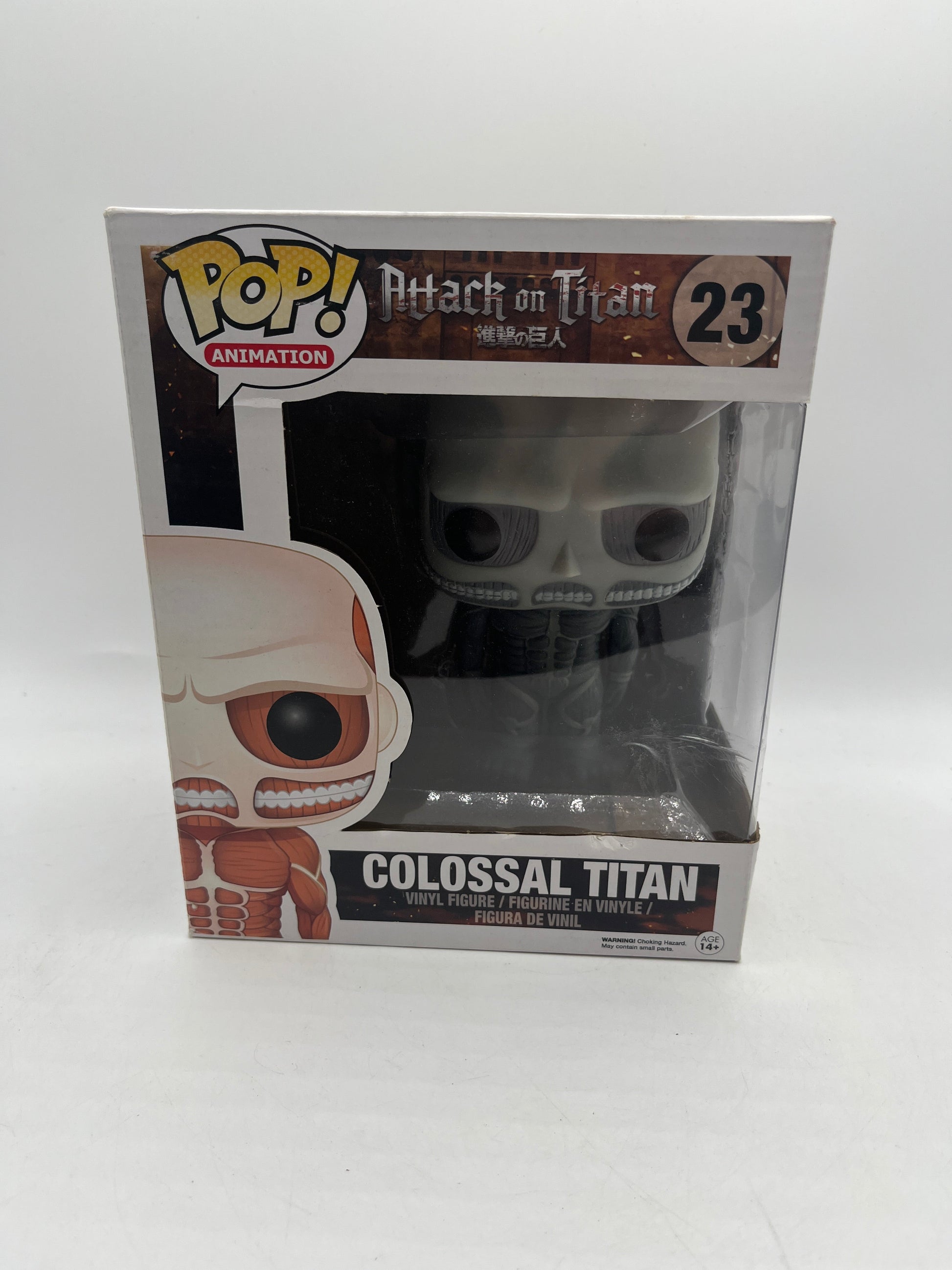 Funko Pop! Vinyl 6 in: Attack on Titan - Colossal Titan (Black and White) #23 FRENLY BRICKS - Open 7 Days