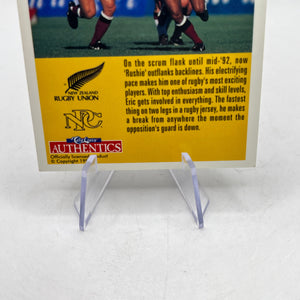 Fast Action Eric Rush Autograph - Rugby Superstars NZ Rugby Union #93 FRENLY BRICKS - Open 7 Days