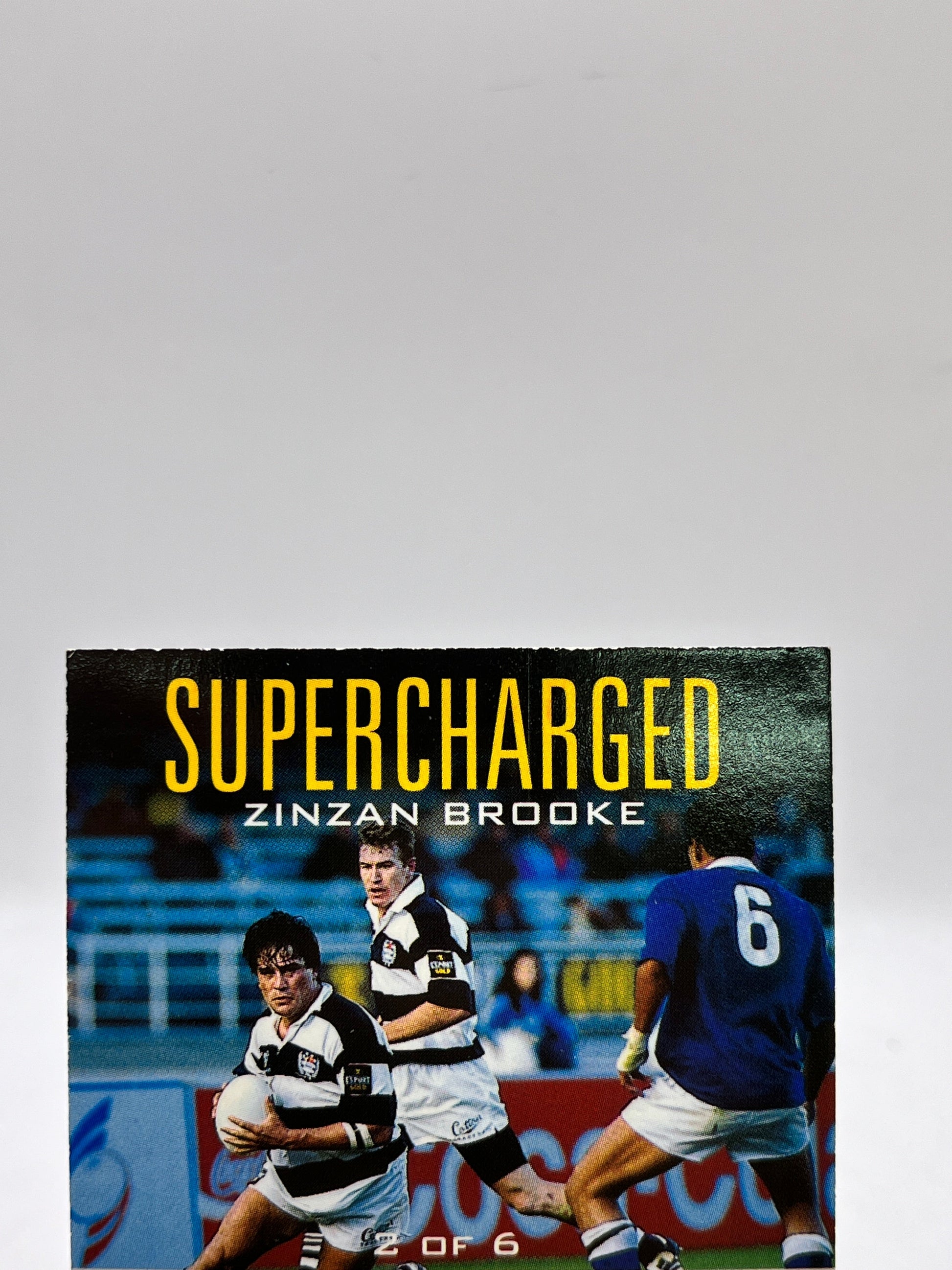 Zinzan Brooke - Supercharged - NZ Rugby Union - Card Crazy Authentics FRENLY BRICKS - Open 7 Days