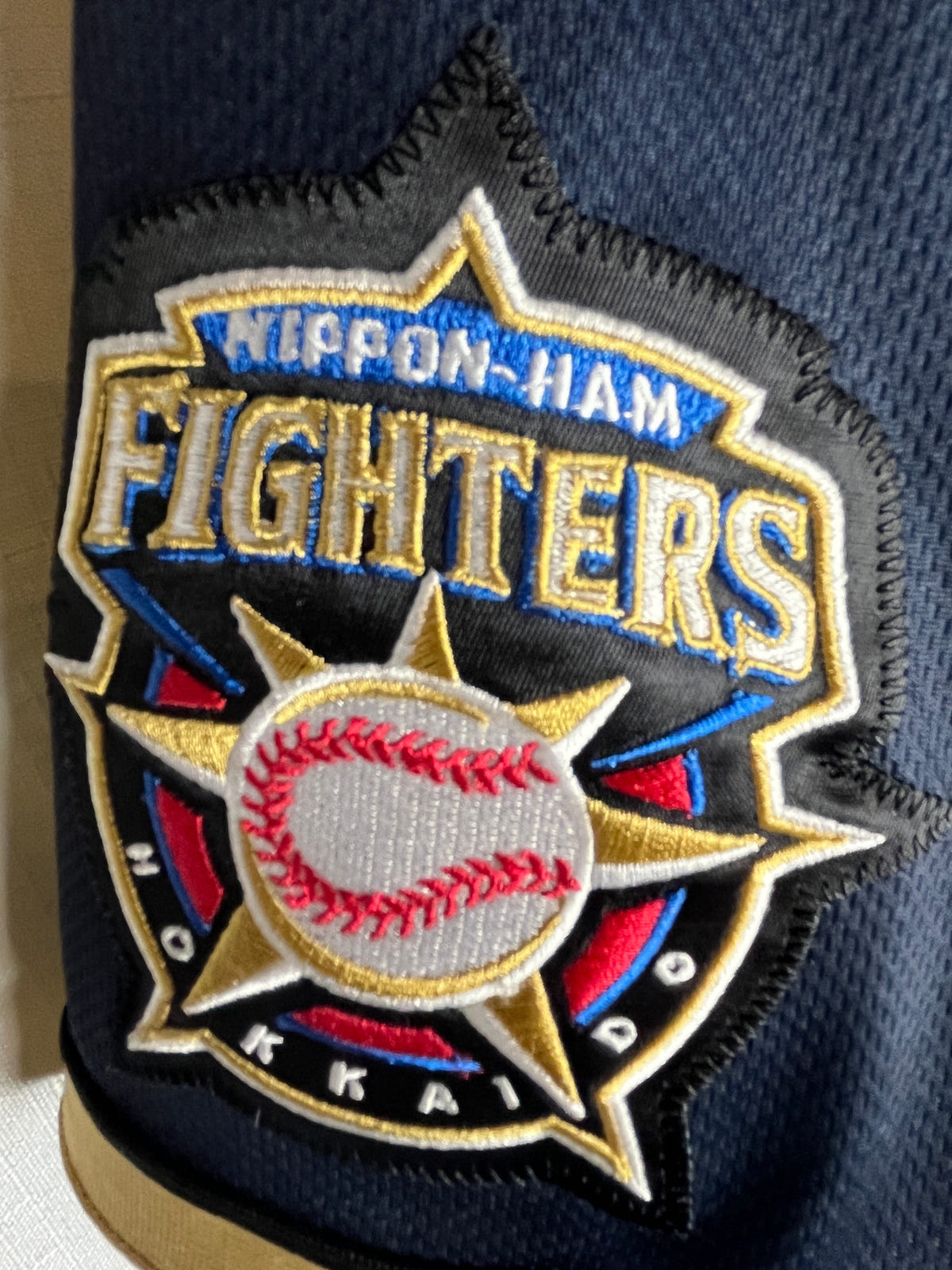 Nippon Baseball Hokkaido Fighters "Nakata #6" Flower Blue Jersey XLarge, photo 18 image 18