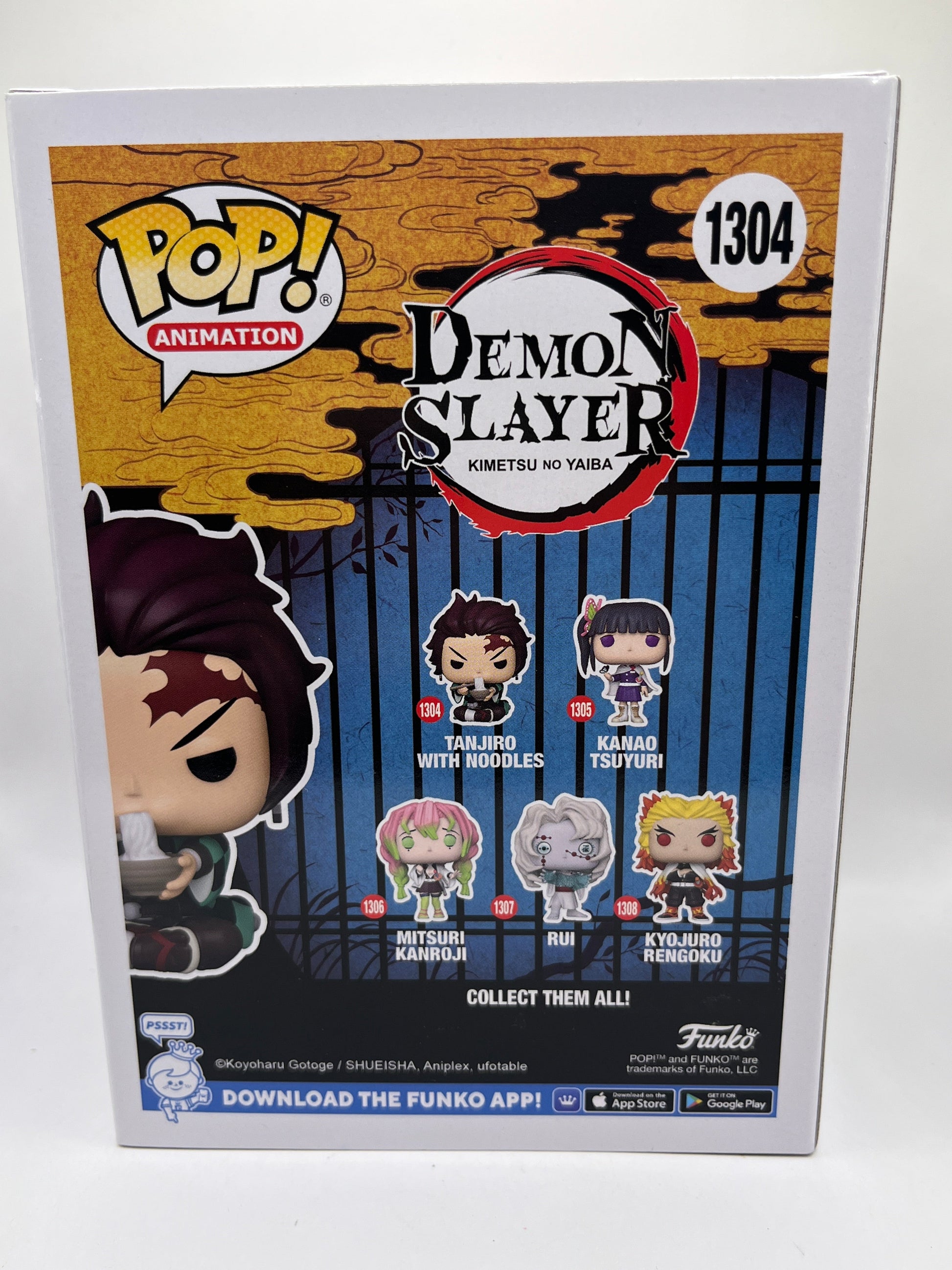 Funko Pop! Vinyl: Demon Slayer: Kimetsu no Yaiba - Tanjiro With Noodles #1304 FRENLY BRICKS - Open 7 Days