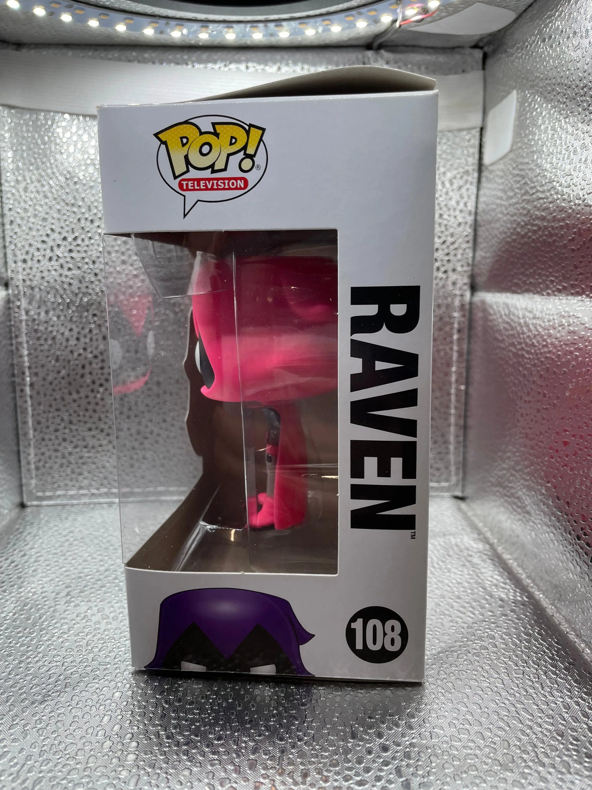 FUNKO POP  TEEN TITANS GO!  Raven  VINYL FIGURE #108  ONLY AT TOYS R US FRENLY BRICKS - Open 7 Days