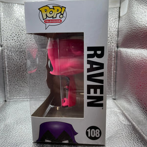 FUNKO POP  TEEN TITANS GO!  Raven  VINYL FIGURE #108  ONLY AT TOYS R US FRENLY BRICKS - Open 7 Days