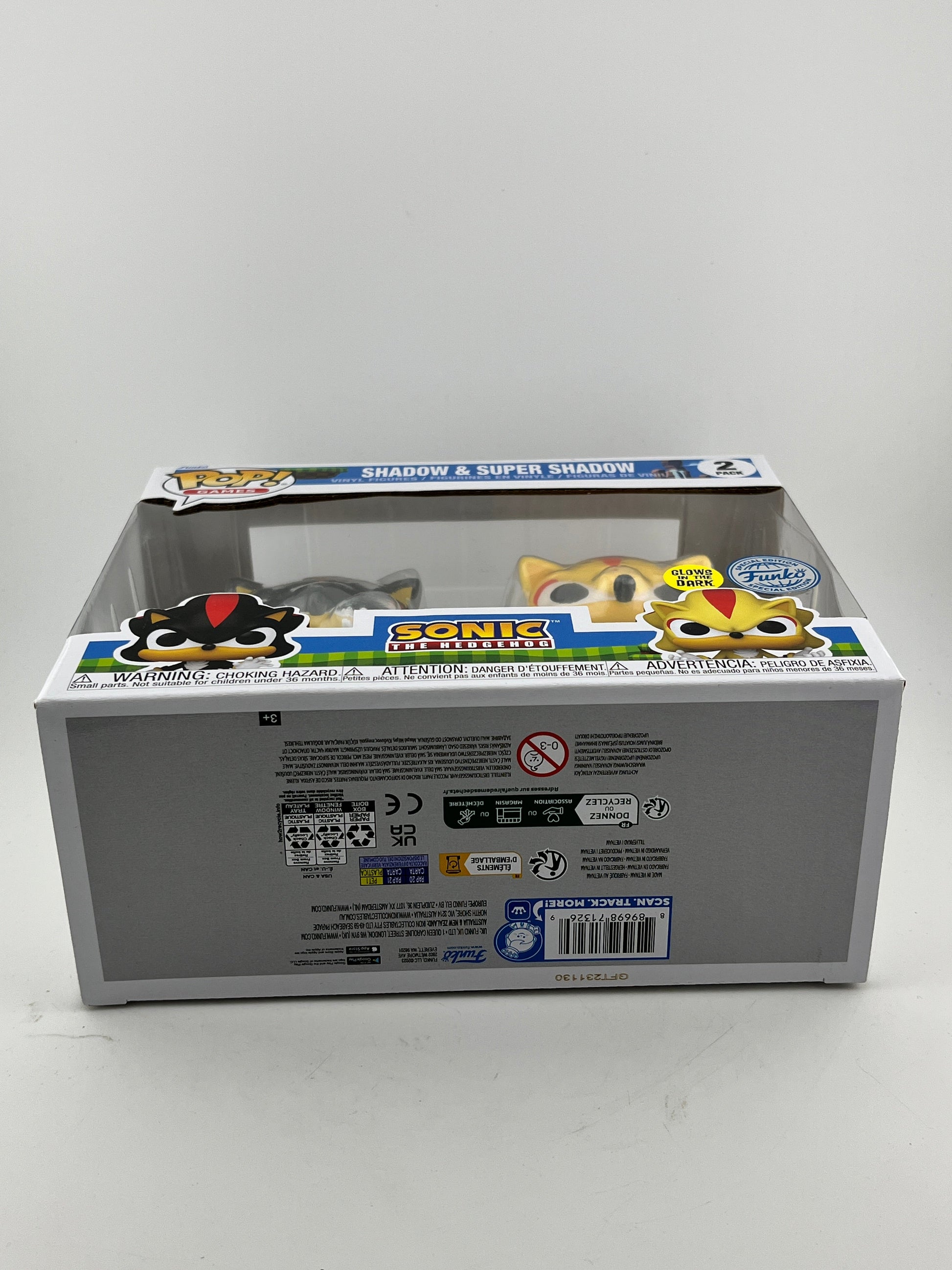 Funko POP! Games Sonic The Hedgehog - Shadow & Super Sonic (2 Pack) - Glow Special Edition FRENLY BRICKS - Open 7 Days