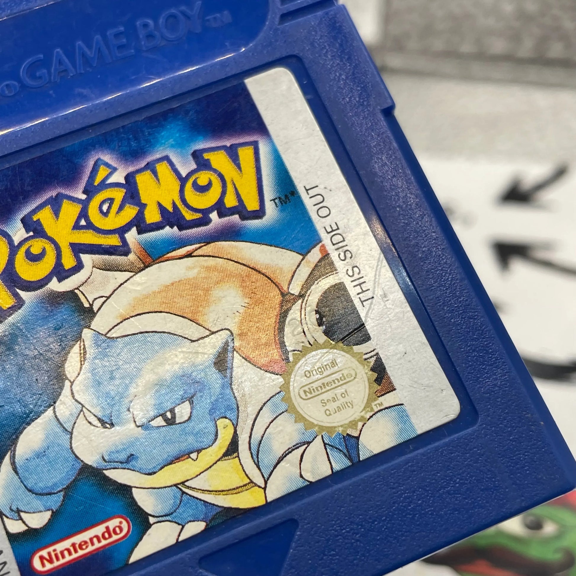 Pokémon Blue Nintendo Gameboy Game PAL Genuine 1996 AUSTRALIAN Doesn’t Save FRENLY BRICKS - Open 7 Days