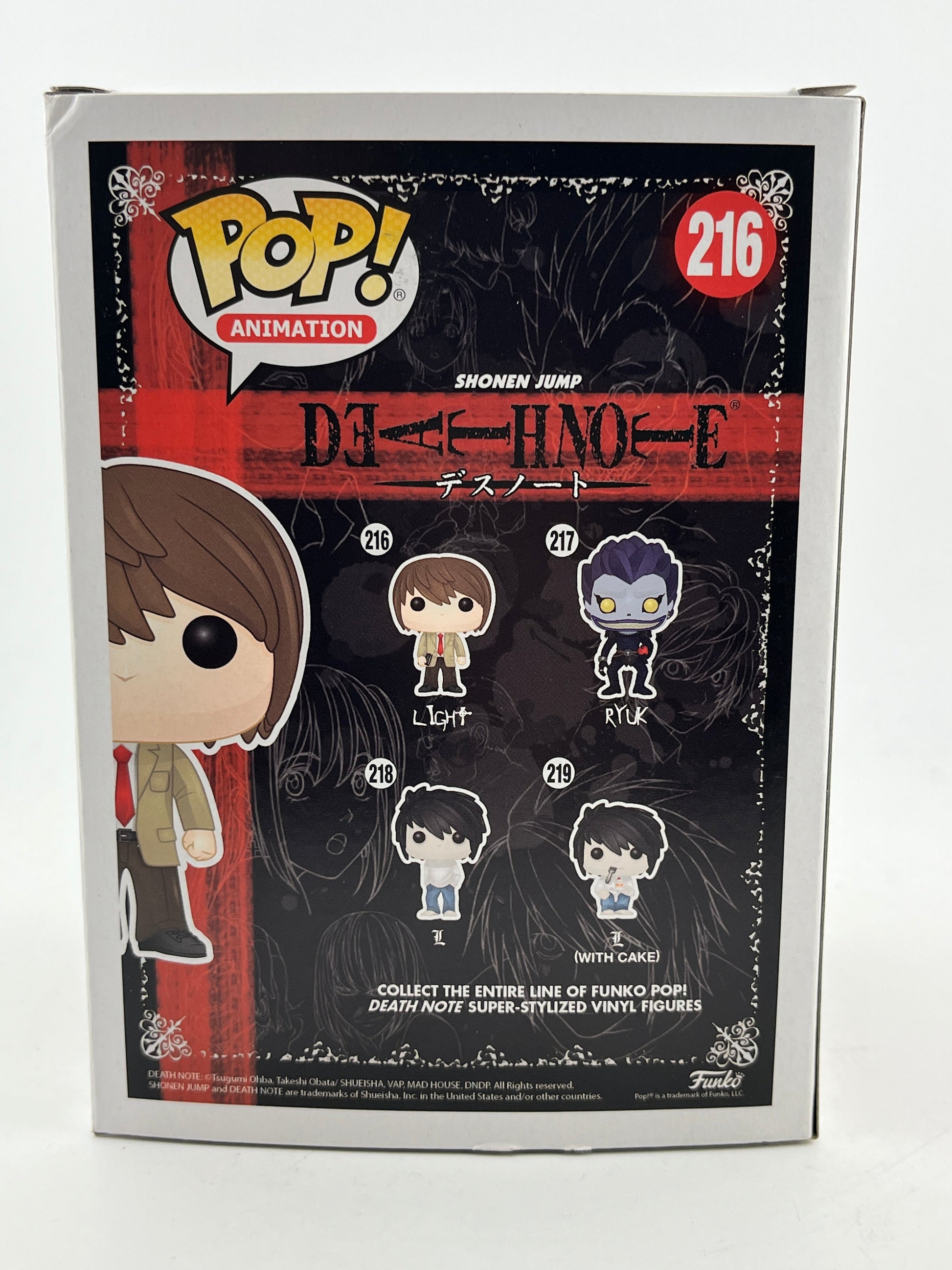 Funko POP! Animation Death Note - Light #216 - Vinyl Collectable FRENLY BRICKS - Open 7 Days