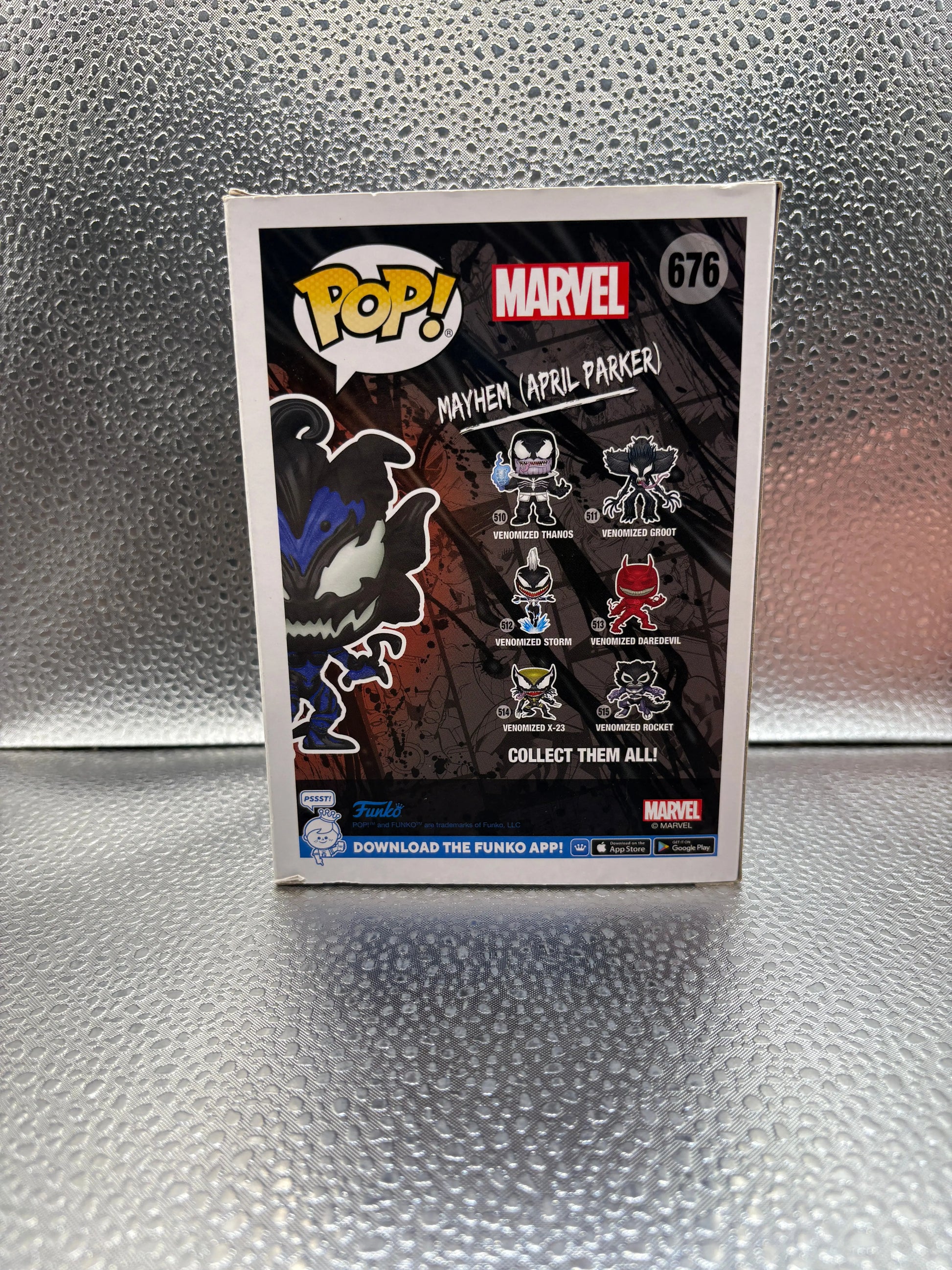 FUNKO Pop Vinyl Mayhem (April Parker) 676 Glow FRENLY BRICKS - Open 7 Days