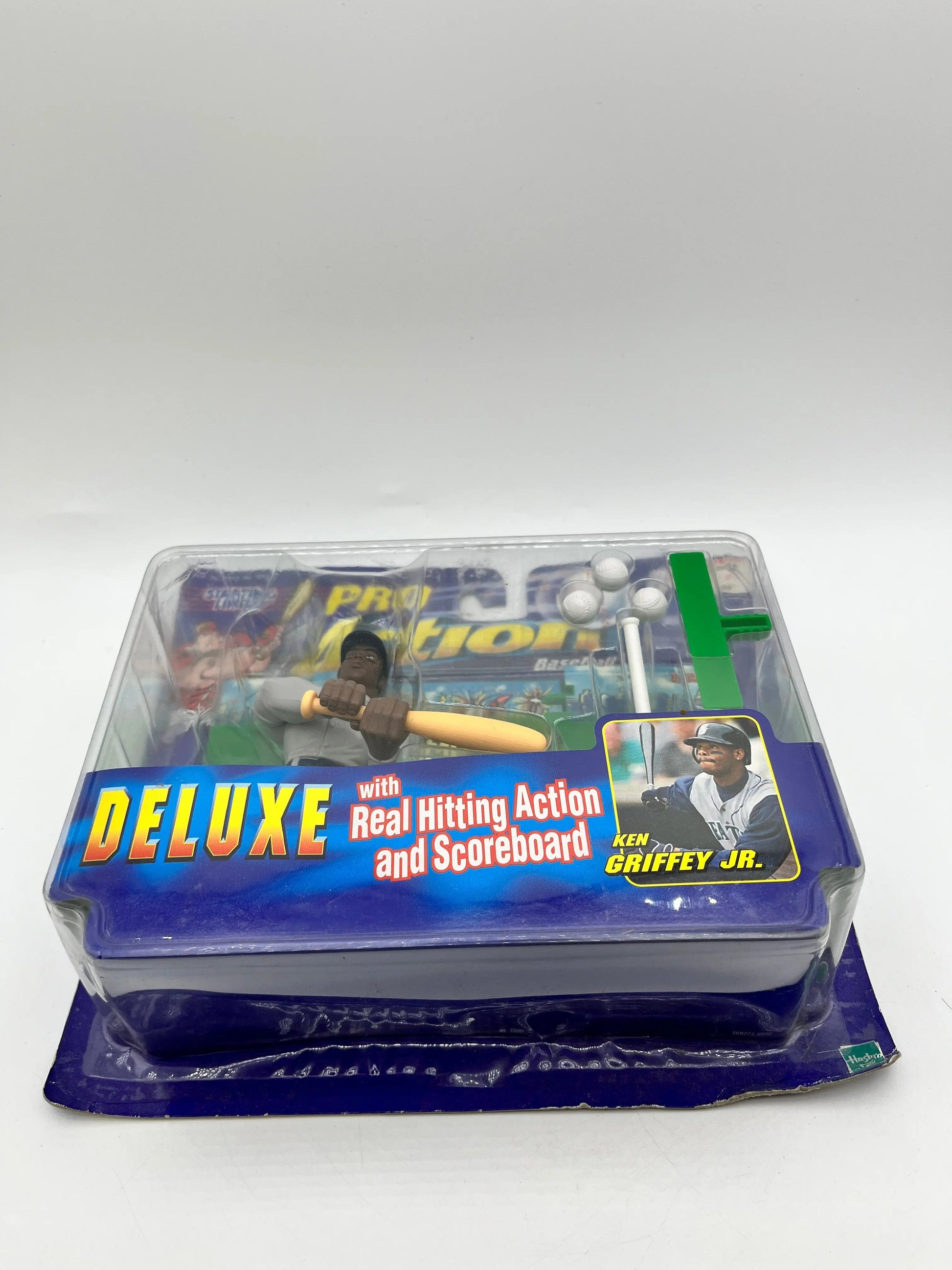 1998 Starting Lineup Pro Action Baseball Ken Griffey Jr. Deluxe Hitting Action - Hasbro FRENLY BRICKS - Open 7 Days