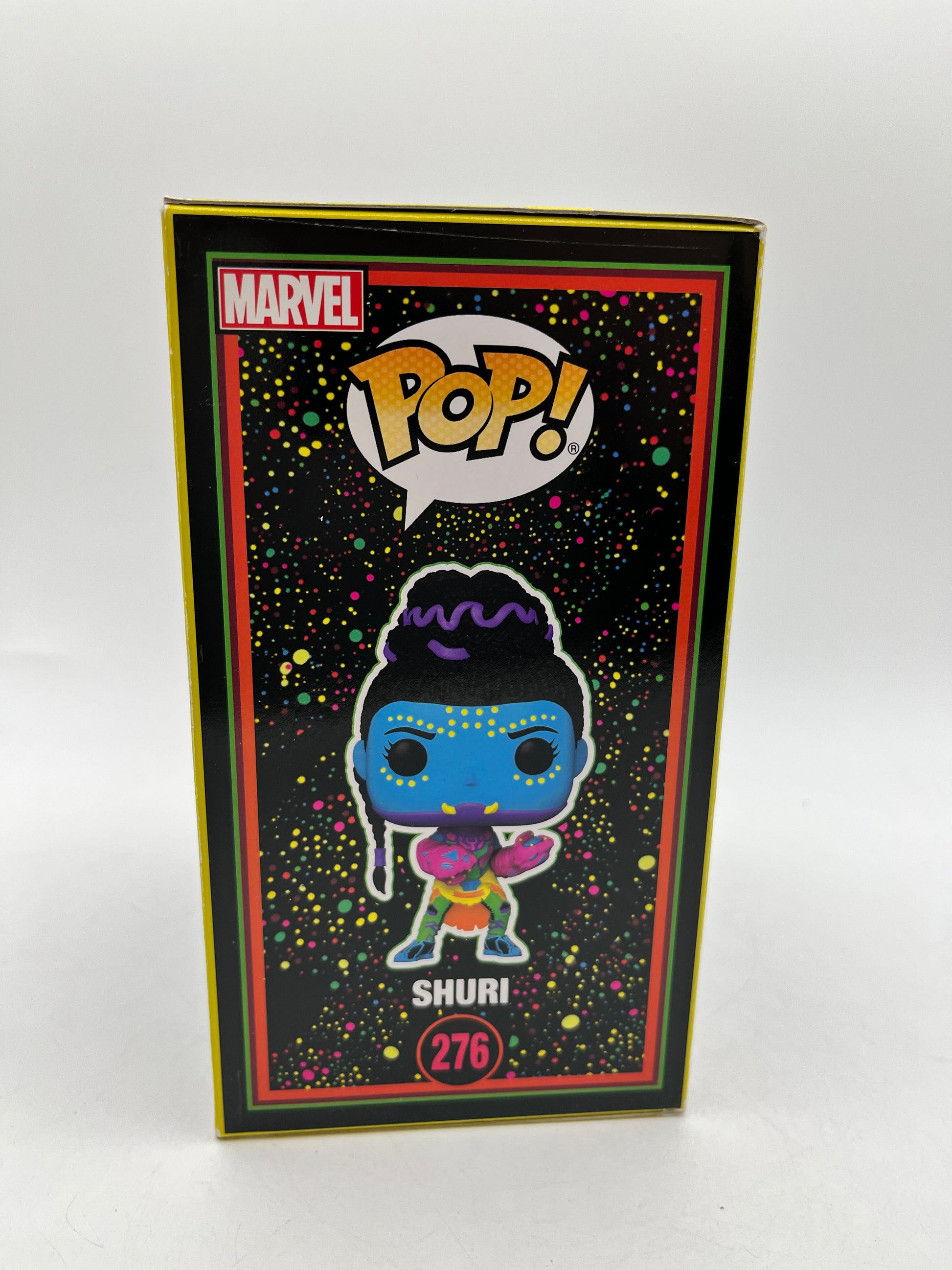 Funko POP! Marvel Black Panther - Shuri #276 - Black Light Special Edition FRENLY BRICKS - Open 7 Days