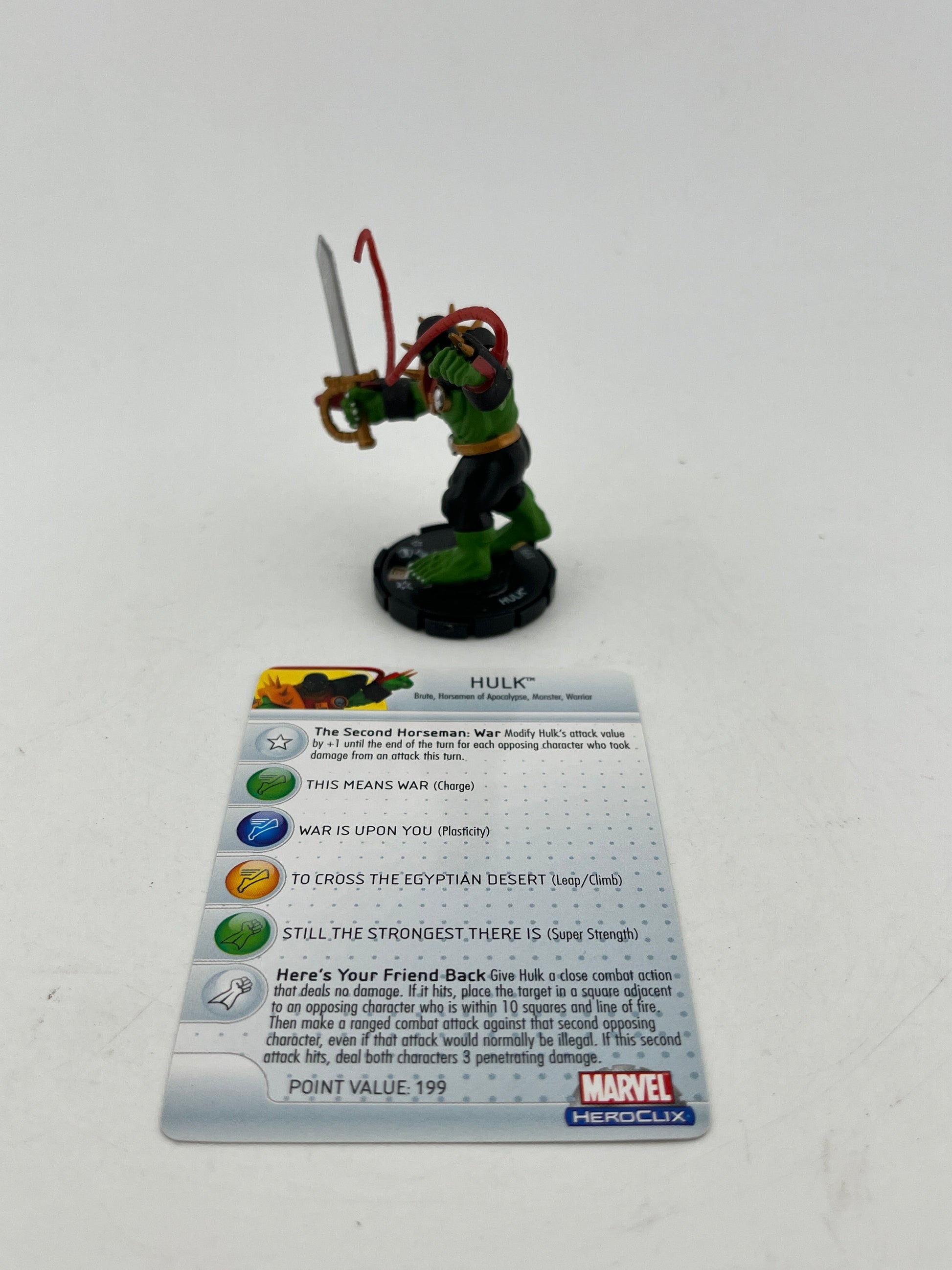 Marvel Heroclix Giant-Size X-Men #051 Hulk - Loose - Card Included FRENLY BRICKS - Open 7 Days