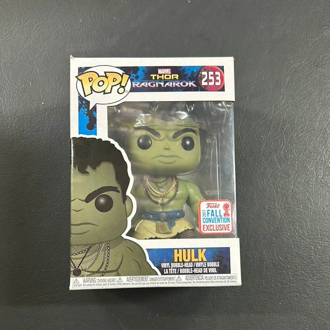 Funko Pop! Marvel: Thor Ragnarok: Hulk Fall Convention Exclusive #253 FRENLY BRICKS - Open 7 Days