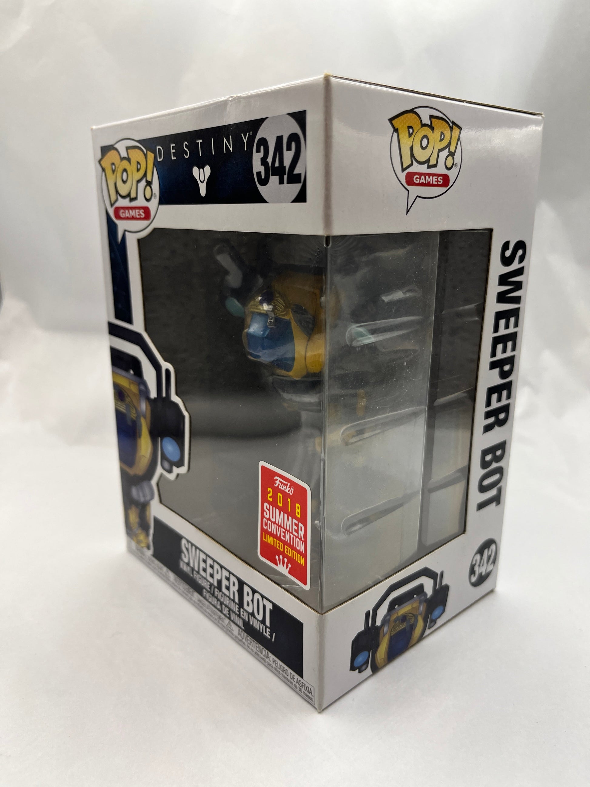 Funko POP! Games Destiny Sweeper Bot #342 - Summer Convention 2018 FRENLY BRICKS - Open 7 Days