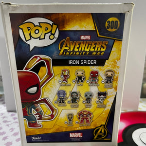 Funko Pop Vinyl Marvel Avengers Infinity War Iron Spider #300 FRENLY BRICKS - Open 7 Days