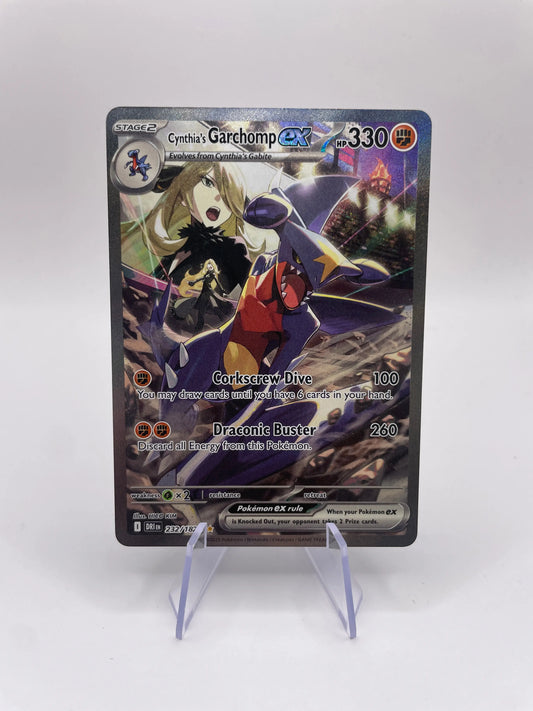 2025 Pokemon TCG - Cynthia's Garchomp ex - 232/182 - SV10: Destined Rivals - MINT FRENLY BRICKS - Open 7 Days