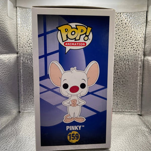 Funko Pop Animation Pinky and The Brain Pinky 159 Vaulted 2016 FRENLY BRICKS - Open 7 Days