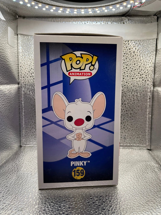 Funko Pop Animation Pinky and The Brain Pinky 159 Vaulted 2016 FRENLY BRICKS - Open 7 Days