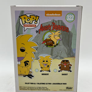 Funko POP! Animation The Angry Beavers - Norbert #322 - Vinyl Collectable FRENLY BRICKS - Open 7 Days