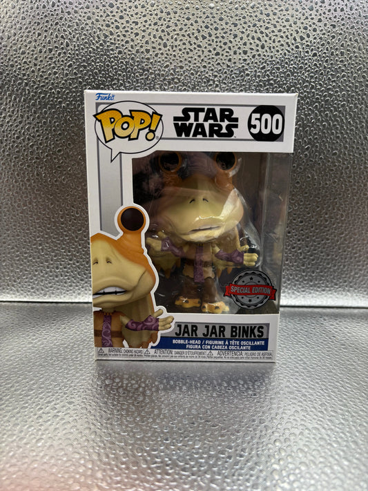 Funko Pop Vinyl #500 Star Wars Jar Jar Binks FRENLY BRICKS - Open 7 Days