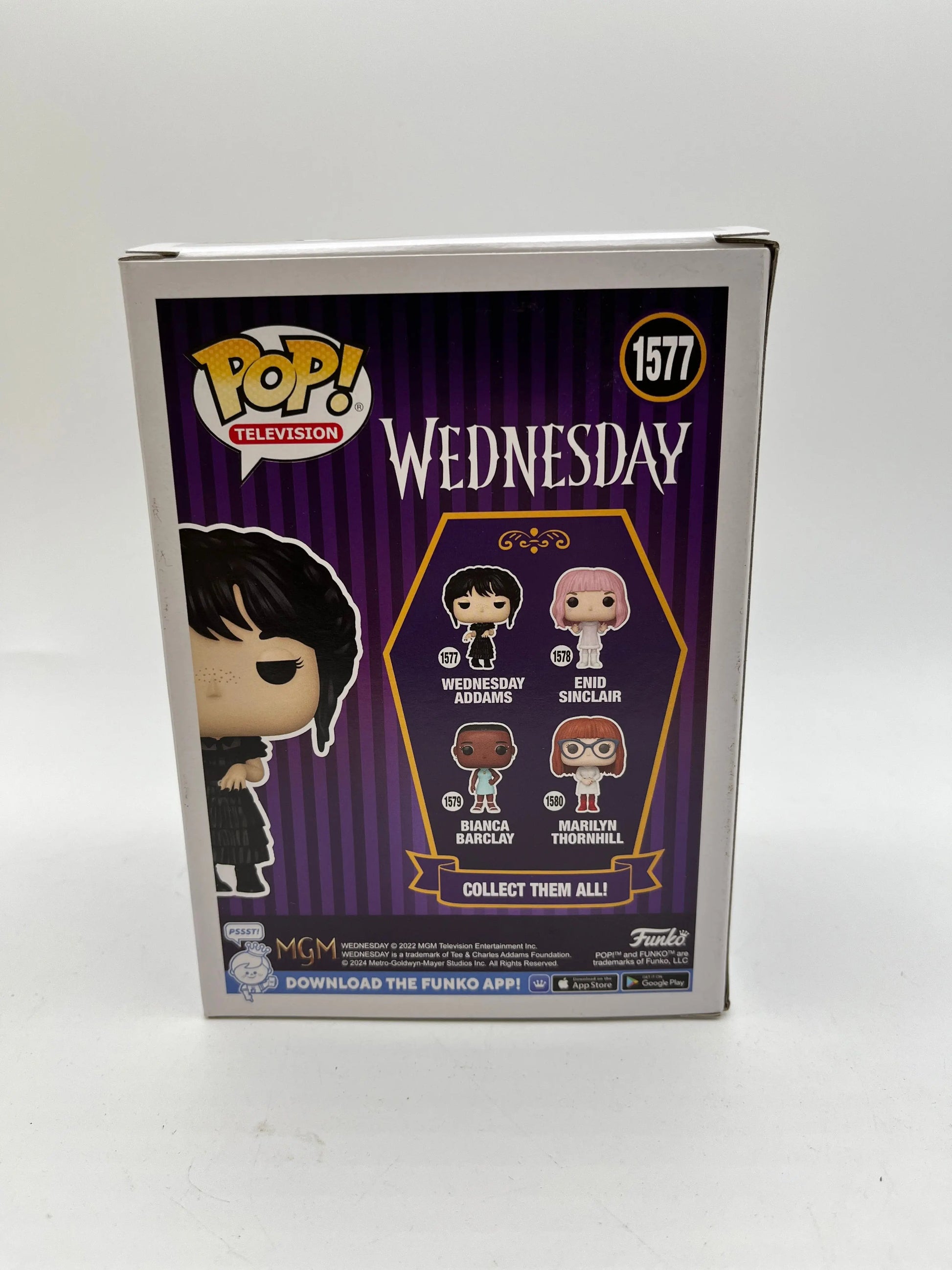 Funko POP! Television Wednesday - Wednesday Addams #1577 FRENLY BRICKS - Open 7 Days