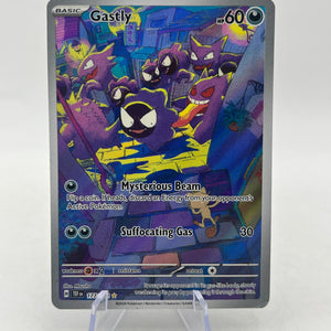 Pokémon TCG Gastly Scarlet Violet Temporal Forces 177/162 IR - MP FRENLY BRICKS - Open 7 Days