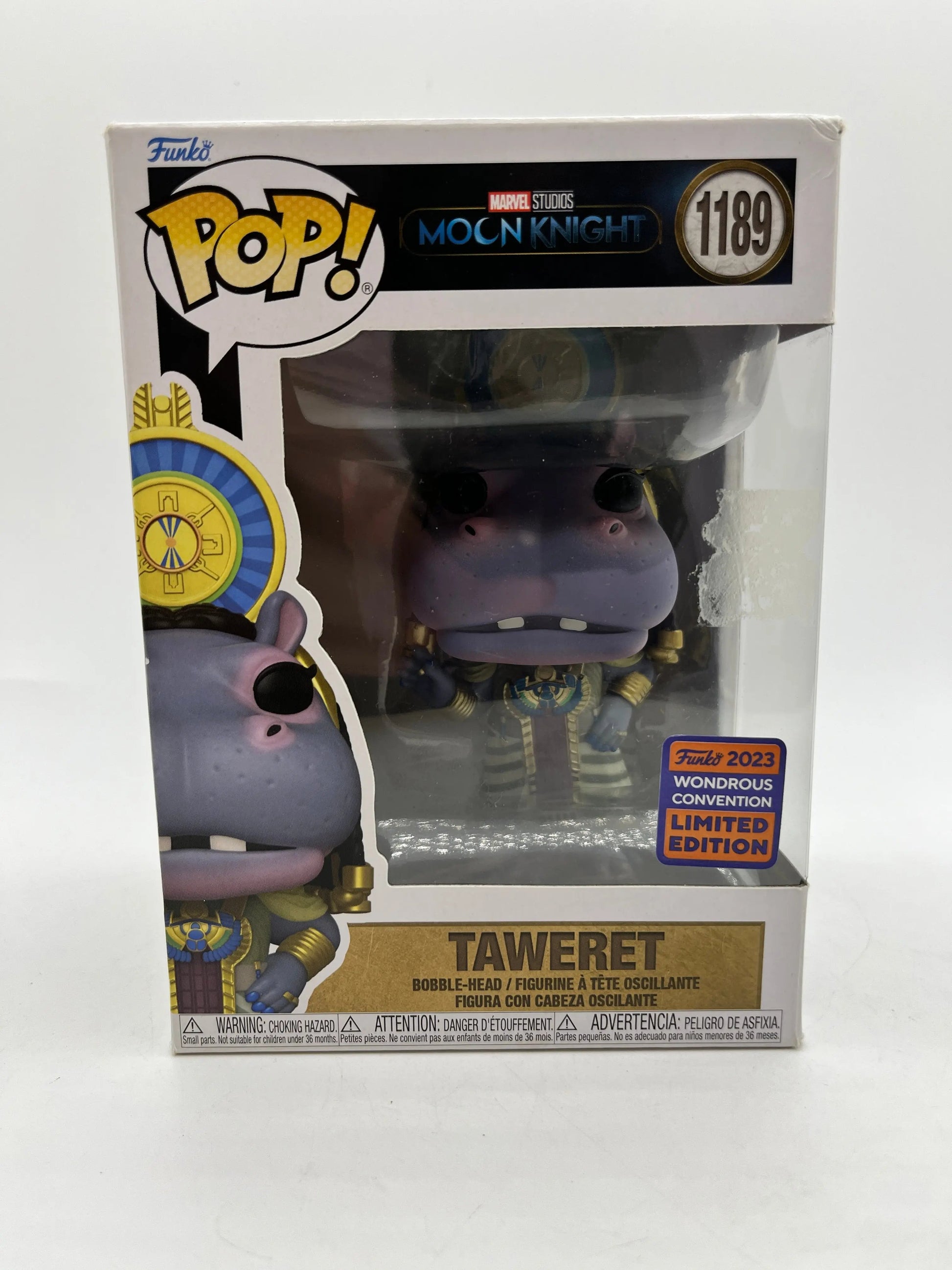 Funko POP! Marvel Moon Knight Taweret #1189 Limited Edition 2023 FRENLY BRICKS - Open 7 Days