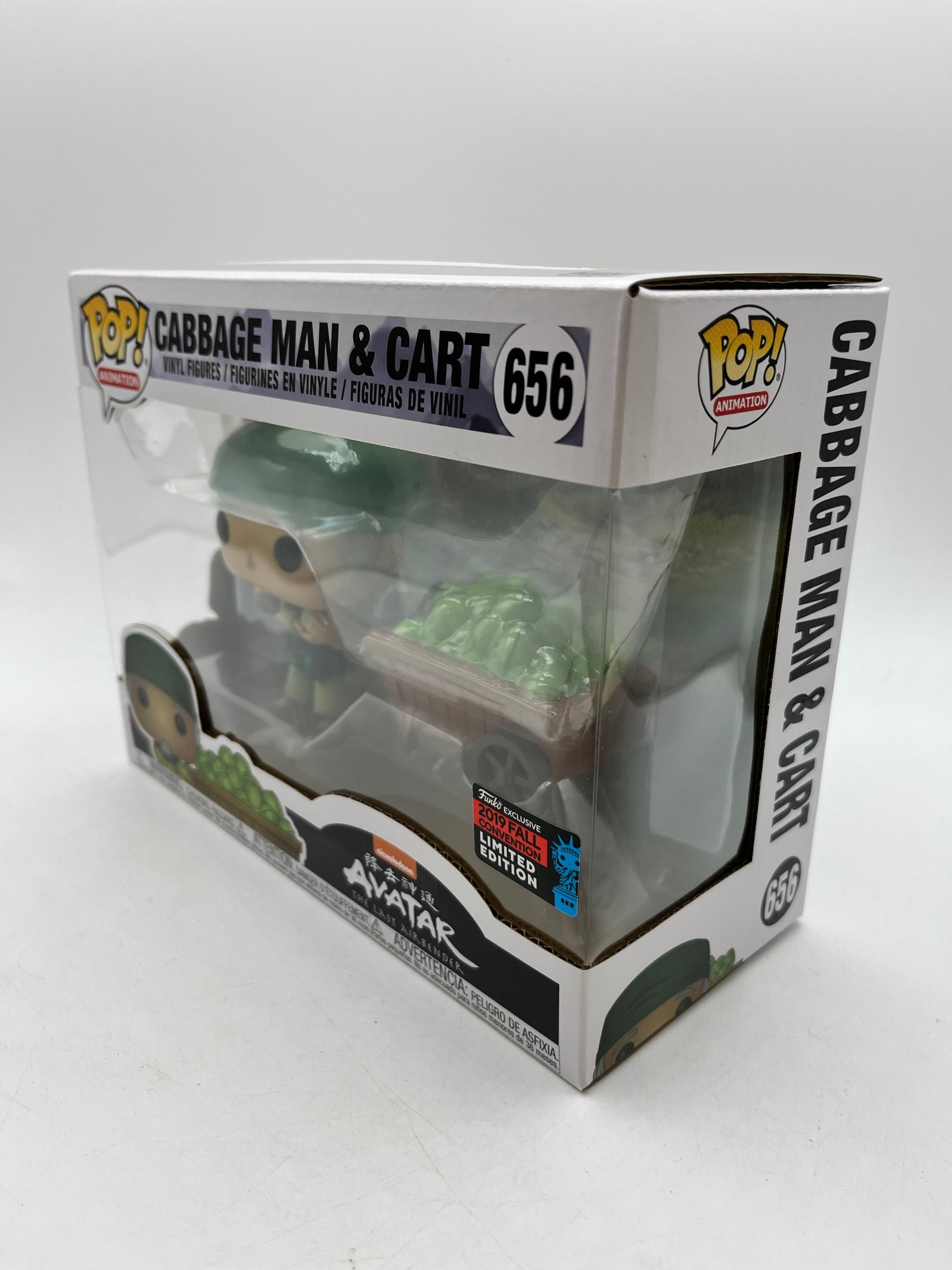 Funko POP! Animation Avatar The Last Air Bender - Cabbage Man & Cart #656 - Vinyl Collectable FRENLY BRICKS - Open 7 Days