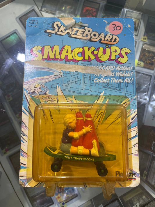 Vintage 1986 Skateboard Smack-Ups Tony Traffic Cone in original package FRENLY BRICKS - Open 7 Days