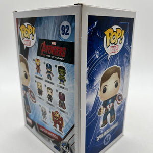 Funko POP! Marvel Avengers Age Of Ultron - Captain America [Unmasked] #92 - Vinyl Collectable FRENLY BRICKS - Open 7 Days
