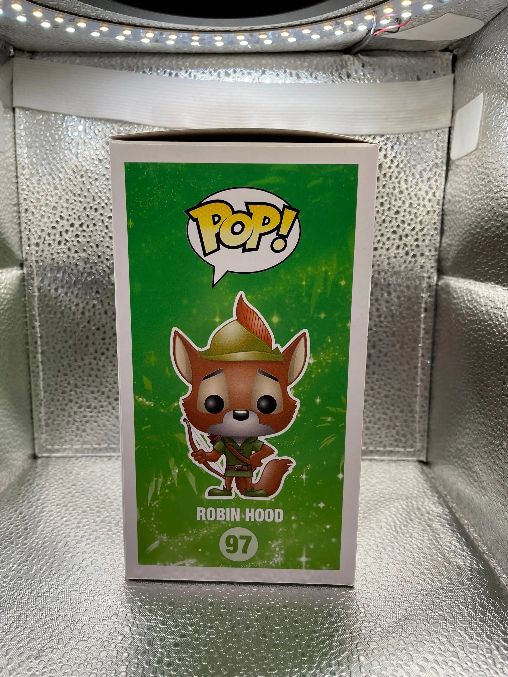 2014 Funko Disney ROBIN HOOD Pop! Vinyl Figure #97 (VAULTED/ Retired) FRENLY BRICKS - Open 7 Days