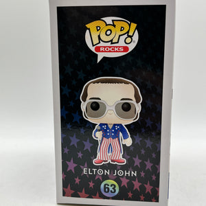 Funko POP! Rocks - Elton John - Elton John Red, White & Blue #63 - Vinyl Collectable