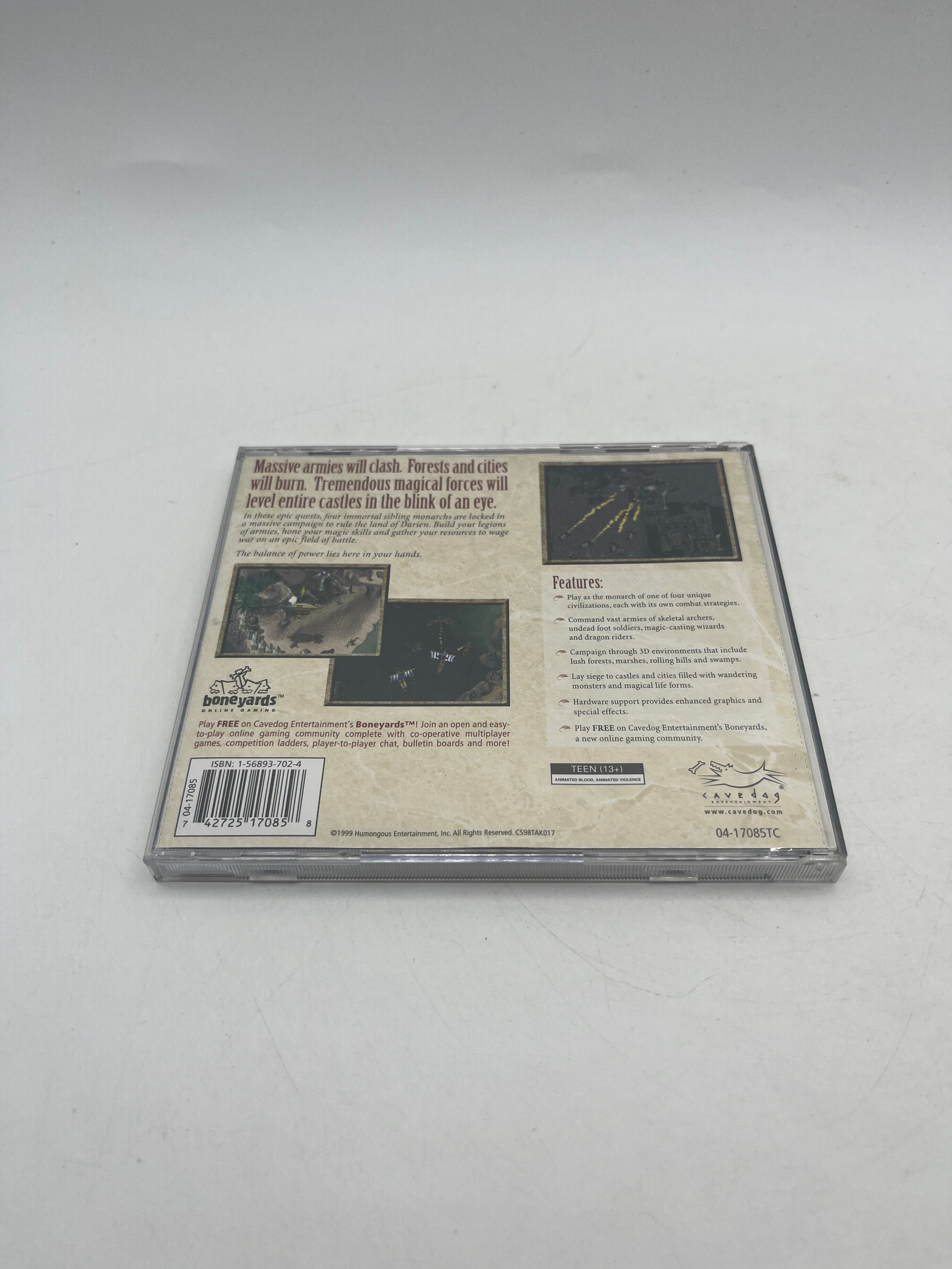 Total Annihilation Kingdoms PC Big Box, 1999 Complete Pre-Owned Test Sold As Is FRENLY BRICKS - Open 7 Days