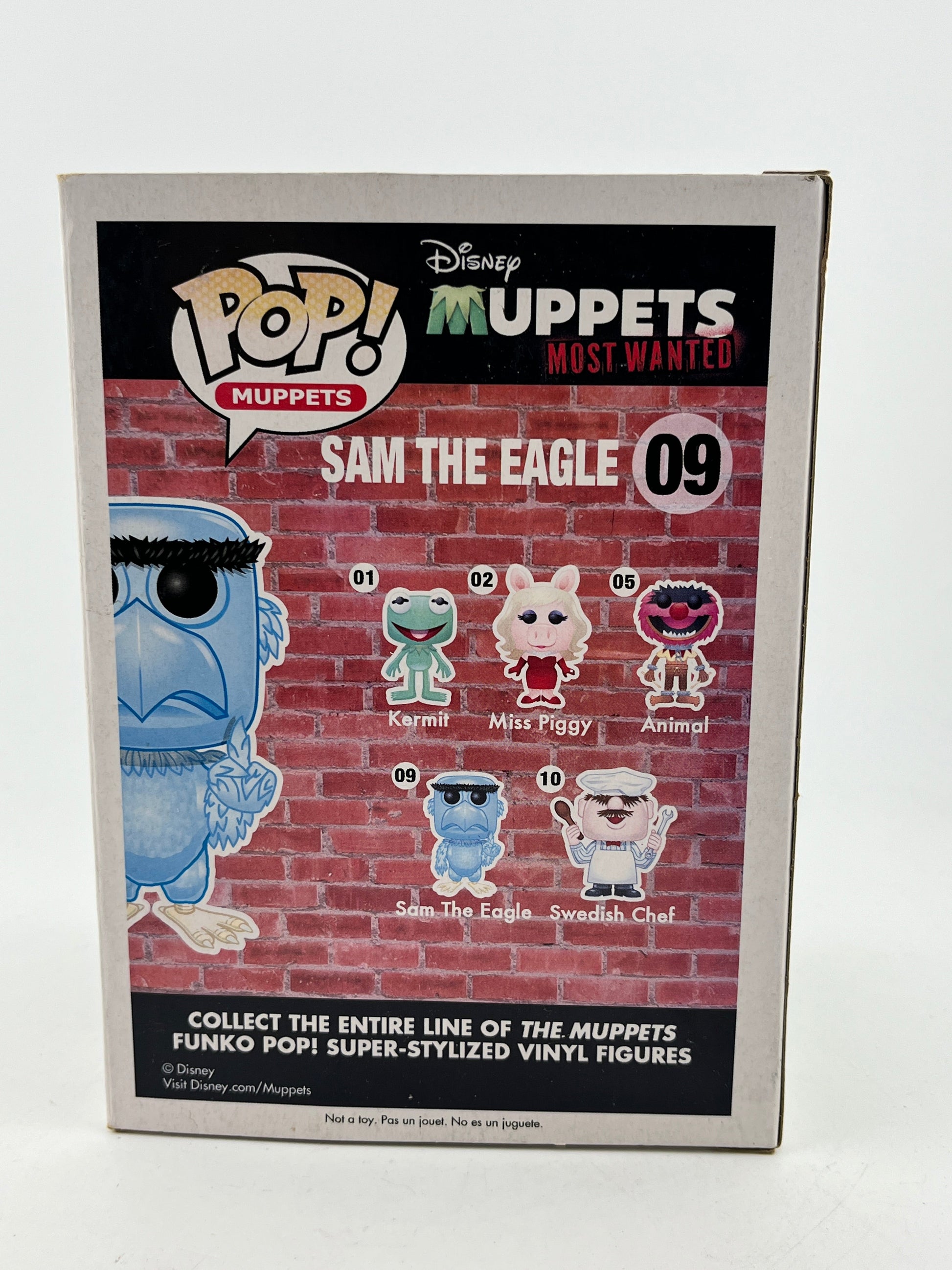 Funko POP! Muppets Disney Muppets Most Wanted - Sam The Eagle #09 - Sun Faded Box FRENLY BRICKS - Open 7 Days